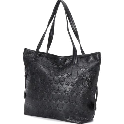 Vintage Women Handbag Shoulder Bags Tote Purse Messenger Hobo Skull Bag 066F
