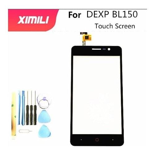 Tested Well New For DEXP BL150 Touch Screen Glass Touch Panel Lens Glass Digitizer For DEXP BL 150 Phone +Tools+Adhesive