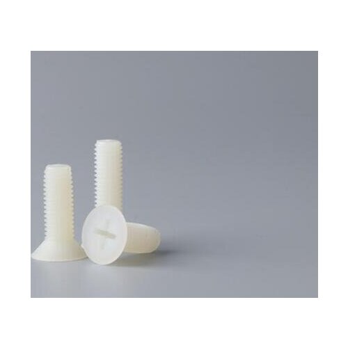 10pcs M6 Cross flat head insulated plastic nylon bolt