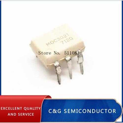 10PCS MOC3021 MOC3021M DIP6