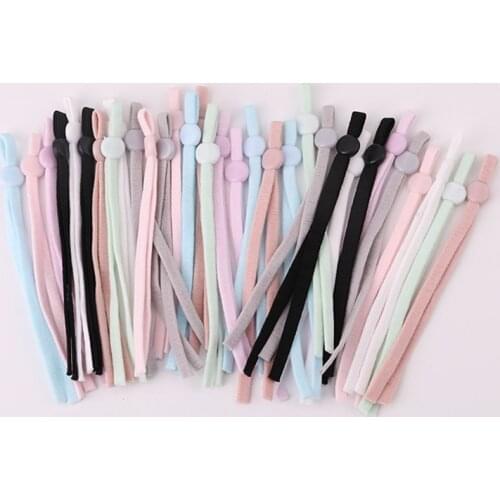 1000/2000/5000 pcs/lot Soft 5mm Mask ear strap Elastic Band Cord Adjustable DIY Mask Rubber bands Used Breathing make Mask rope