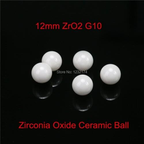 12mm Zirconia Ceramic Ball ZrO2 G10 3PCS/LOT