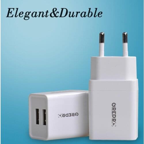 2x 10.5W EU Quick Charge 3.0 USB Charger Adapter / Mobile Phone Charger QC Quick Charge for Samsung, Xiaomi, Sony, HTC, LG