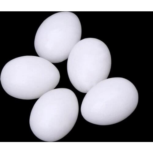 5pcs/lot Pigeon False Eggs Filled Plastic Simulation For Hatch Breeding Supplies