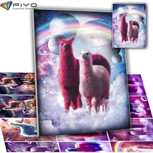 5d Diamond Painting Kit New Arrivals Space Alpaca Home Decor Cat Diamond Mosaic Art Picture Diy Cross Stitch Wall Stickers