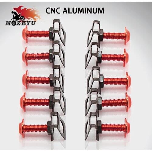 CNC 10PCS 6MM Motorcycle Accessories Fairing Body Work Bolts Screw for Yamaha XMAX X-MAX X MAX 125 250 300 400 XMAX300 XMAX125