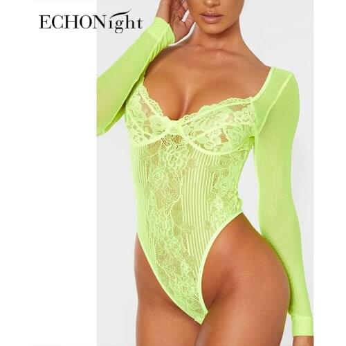 EchoNight Women's Long Sleeve Bodysuits