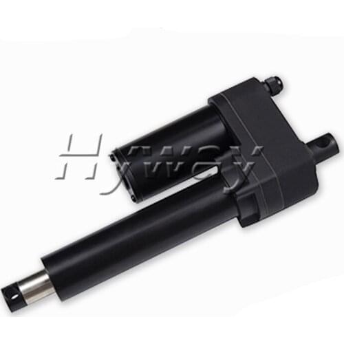 Linear actuator with clutch low power linear actuator for sliding door mechanism