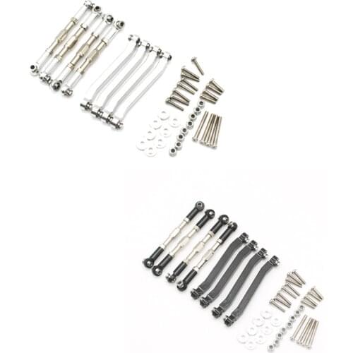 Metal Chassis Pull Rods Link Suspension Tie Rod for MN D90 D91 D96 D99 D99S MN90 MN99S 1/12 RC Car Upgrade Parts