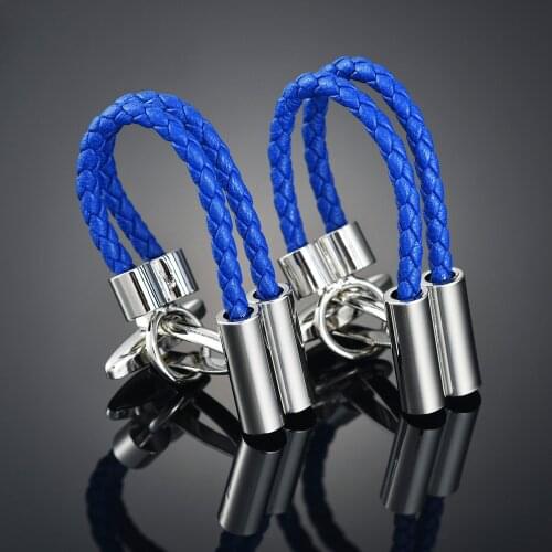 3 Colors Leather Rope Style Business Classic Square Geometric Copper Mens Cufflinks Luxury Gift Party Wedding Suit Shirt