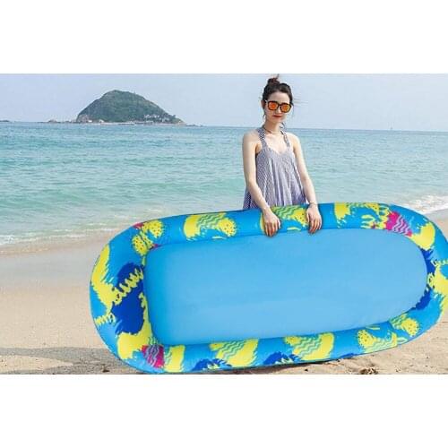 Inflatable Swimming Pool Lounger Mattress Floating Water Air Bed Recliner Inflatable Row