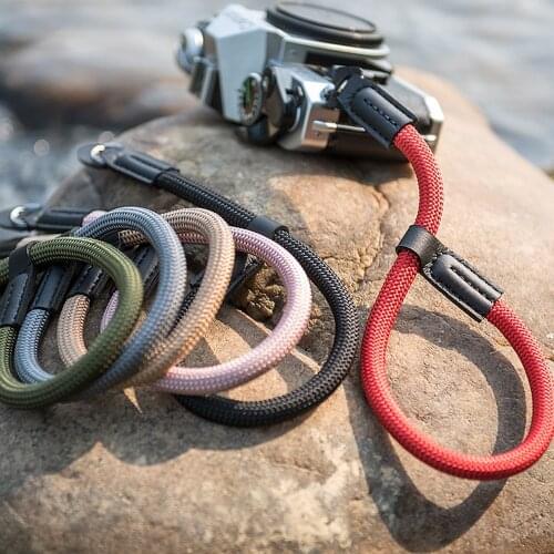 Photo road climbing rope camera wrist strap round rope camera strap micro single wrist strap SLR camera strap camera hand strap