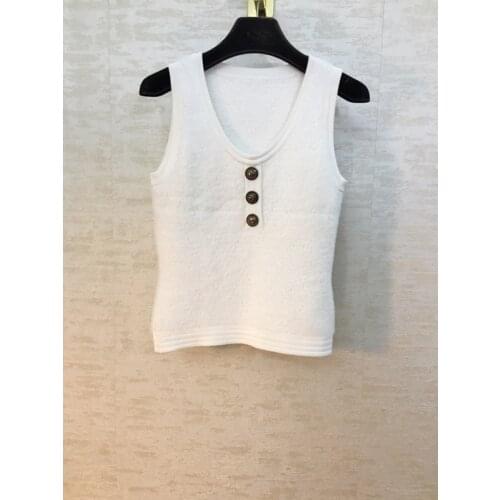 New 11.7 High Quality Fashion Dehaired Angora Knit Slim Vest Top Women Sleeveless Comfortable Soft Tank Tops