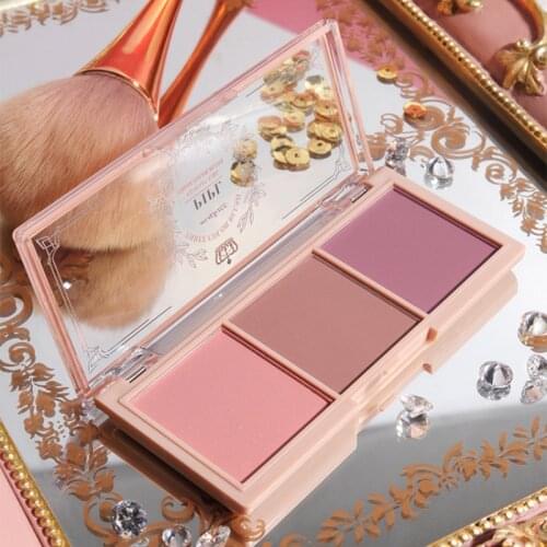 Face Blush Palette Combination Plate Natural Powder Rouge Women Makeup Brightening Lasting Durable Colors Blush Pigment Cosmetic