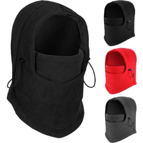 Hiking Caps Winter Polar Fleece Neck Ski Hat Sport Accessories Full Face Mask Warm Cap Cover Thermal ASF1 Sports Caps