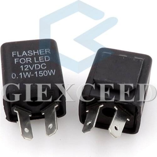 Car Motorcycle Electric Flash Relay Fix For LED Turn Signal Flash Car Flash Relay