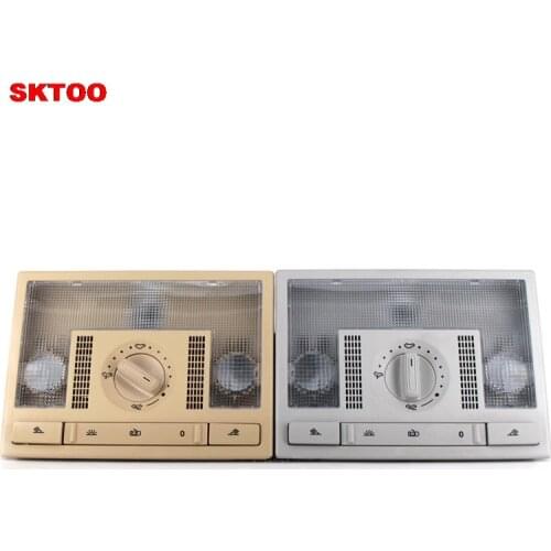 SKTOO New front Dome Reading Map Light Lamp For VW POLO NEW POLO 2011-2013 6R POLO 2014+ 6C POLO gray/beige