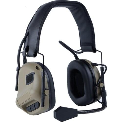 Tactical Headset Game Headphone Fifth Generation Chip Headset Removable Design For Hunting Tactical Games