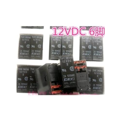 TYPE DH2SU 12VDC 2A Relay TYPEDH2SU 6-pin