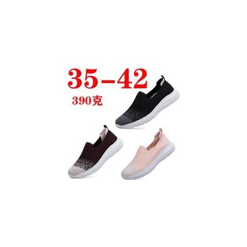 Summer Breathable Large Womens Shoes Soft Soled Mothers Shoes Light Casual Walking Shoes Non Slip Cloth Shoes Womens Shoes