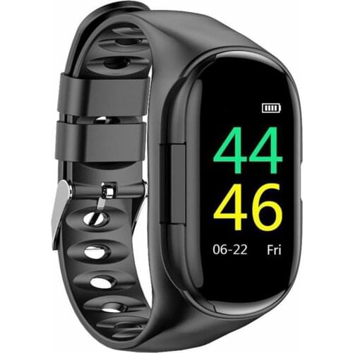 Smart Bracelet Two-In-One Earphones Smart Bracelet Motion Monitoring Message Reminder Sleep Monitoring Smart Watch