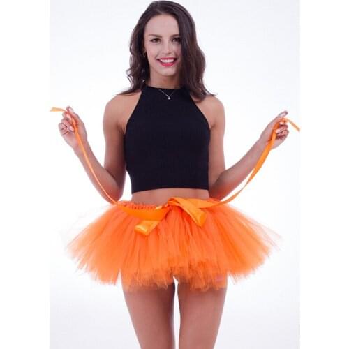 Fashion Mini Skirt Sexy Black Short Tutu Skirts Womens Tulle Skirt Puffy Party Skater Skirt Mesh Lolita Faldas Saias Jupe 25cm