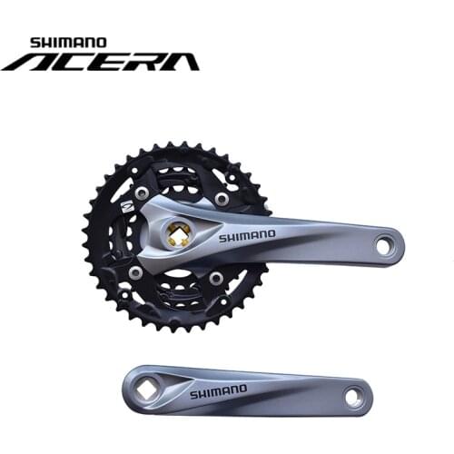 SHIMANO Original ACERA FC-M3000 MTB BICYCLE Square Type Crankset 3x9S170mm Chainwheel 40-30-22T with neco 68mm BB Bicycle Parts