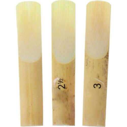 10pcs/set Bb Clarinet Reeds Traditional Bamboo Reed Strength 2.0 / 2.5 / 3.0
