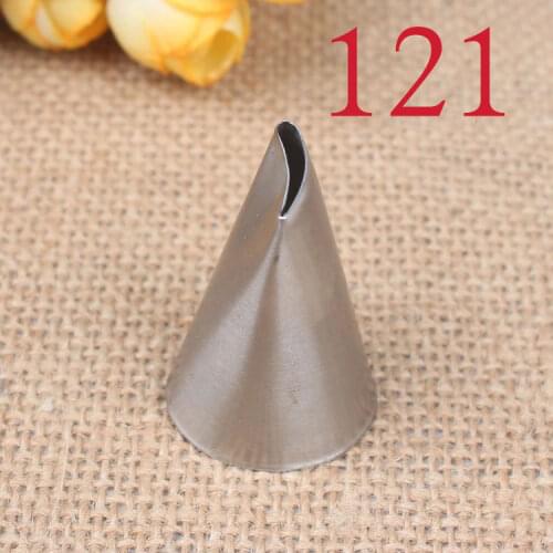 121# Rose Ranunculus Tulip Decorating Mouth One-Piece 304 Stainless Steel Baking DIY Tool Medium