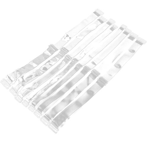 2 Pair transparent Bra Strap Belt Women Silicone buckle Adjustable Ladies clear Shoulder Straps for bra Intimates Accessories