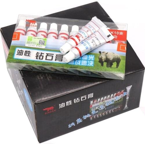 12pcs/lot W0.5~40 Diamond Abrasive Paste Tube Grinding Polishing Lapping Compound Glass Metal Tool Syringes Micron Tools