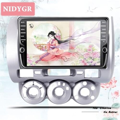 Android 10.0 2.5D car dvd for Honda Fit Jazz 2004 2005 2006 2007 2008 multimedia headunit GPS Radio stereo gps navigation