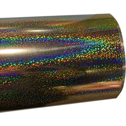 Free shipping 1 sheet 10"x20"/25cmx100cm Laser Heat Transfer Vinyl Hologram Rainbow PVC Press Tshirt Iron On HTV Printing