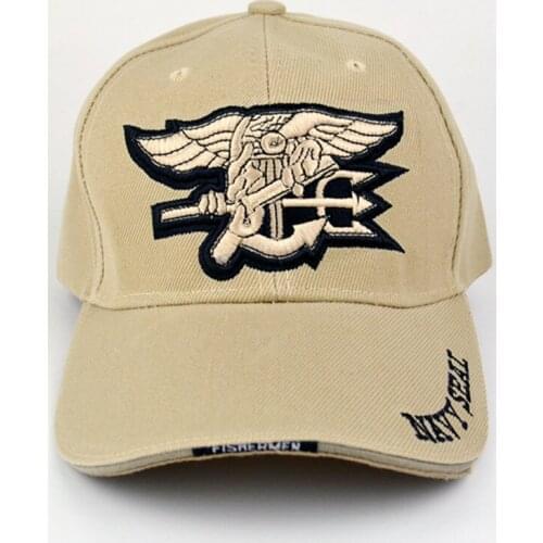 Mens Patch Embriodery Canvas Baseball Cap Spring Summer Sports Climbing Anti UV Breathable US Army Commando Combat Tactical Hat