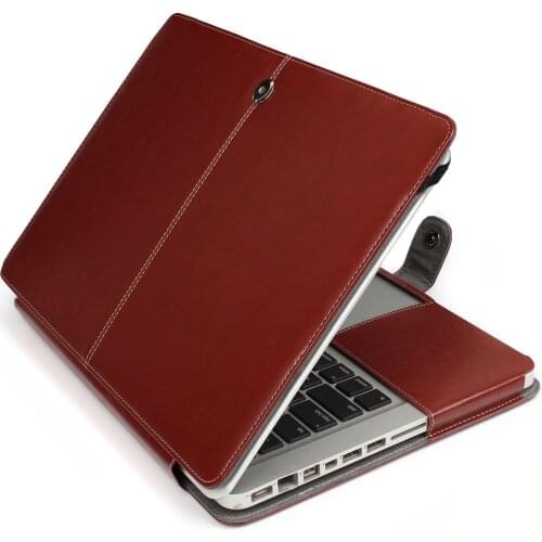 PU Leather Laptop Case for Apple MacBook Air Pro Retina Air Pro 2021 15.4 13.3 12 11.3 Protective Cover Bag Mac Book 13.3 15.5