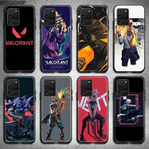Shooting game Valorant Phone Case for Samsung S20 plus Ultra S6 S7 edge S8 S9 plus S10 5G lite 2020