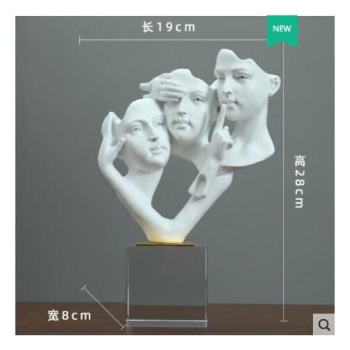 Silence is gold artwork TV ark puts a room to decorate decoration villa model room sitting room bookcase adornment Crafts