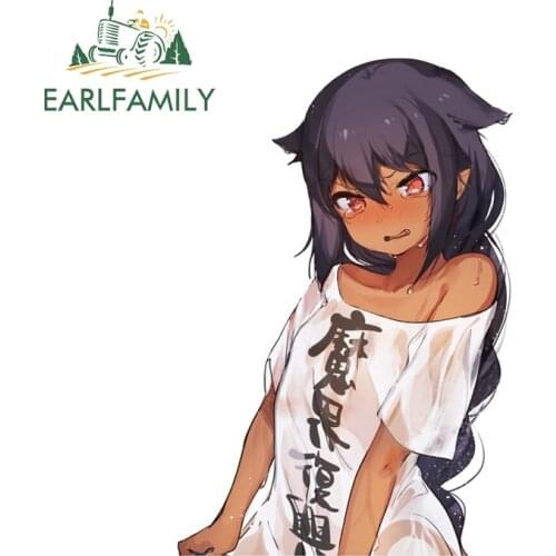 EARLFAMILY 13cm x 8.7cm for Jahy Sama Car Accessoires Stickers Personality Anime Decals Camper Scratch-Proof Laptop Decoration