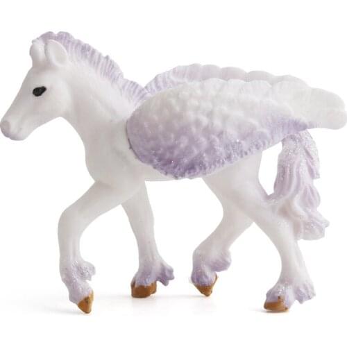 Pegasus Unicorn Action & Toy Figures Pegasus Elf Tenma Miniatures Animals Model for Kids Gift Creative Desktop Home Decor