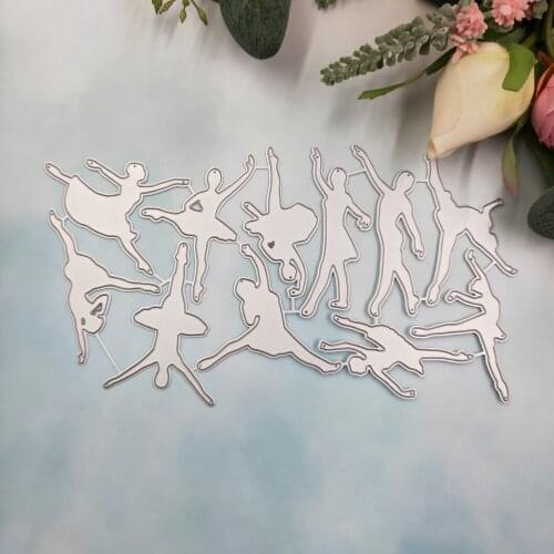 Dancing girl mould metal cutting mould template 2019 new DIY scrapbook album paper card decorative crafts embossed mould