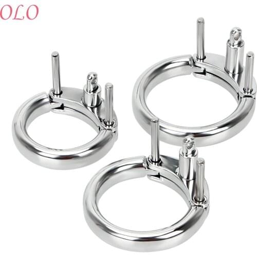 OLO Additional Cock Ring 3 Size Choose Male Masturbation Male Penis Lock Restraint Cock Cage Accessories Chastity Device