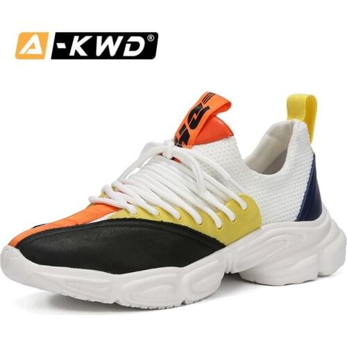 Fashion High Quality Mens Leather Shoes Basket Homme Casual New Autumn Breathable Height-Increase Mens Running Shoes 44 Trainers