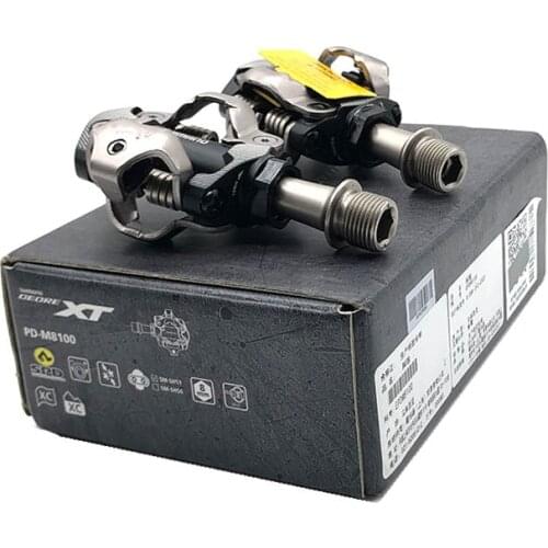 Original DEORE XT M8100 MTB Pedal Self-Locking SPD Off-Road Pedals included SM-SH51 Cleat