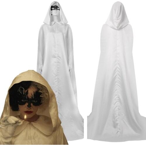 Cruella Cloak Cosplay Costume Halloween Carnival Party Suit