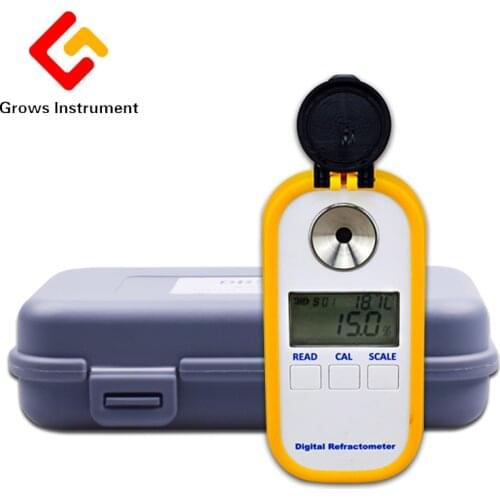 Portable Digital Salinometer Refractometer Salinometer Handheld Digital Refractometer DR202 Water Quality Food Tester