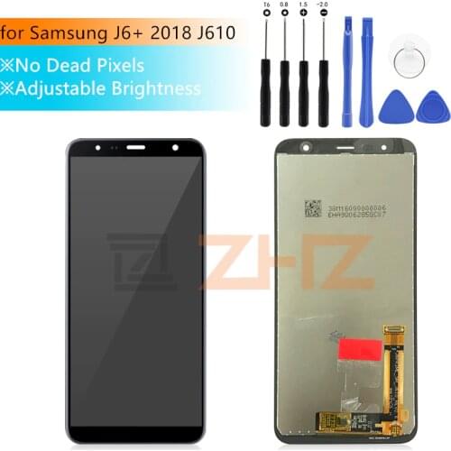 For Samsung J6+ LCD Display j610 Touch Screen Digitizer Assembly Replacement screen For samsung J6+ lcd repair parts