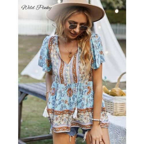 Женские футболки с коротким рукавом WildPinky China At AliExpress