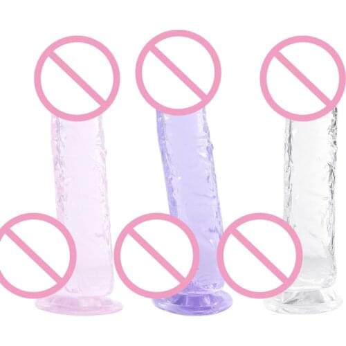 5.91 inch Dildo - Strong Suction Cup - Realistic and Extremely Soft Adult Sex Toy for Women Beginners