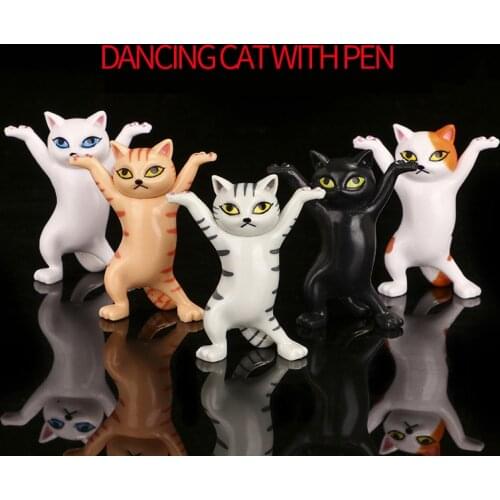 5 Types Of Dancing Cat Figures, Cartoon Surrounding Cartoon Enchanting Kitten, Toy Doll, And Small Gifts
