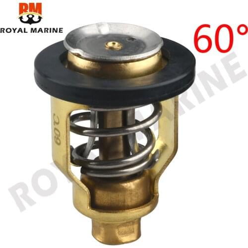 60 Degrees Thermostat 67F-12411-01 for Yamaha F75 F80 F90 F150 VF250 Outboard Engine parts Outboard machine 67F-12411